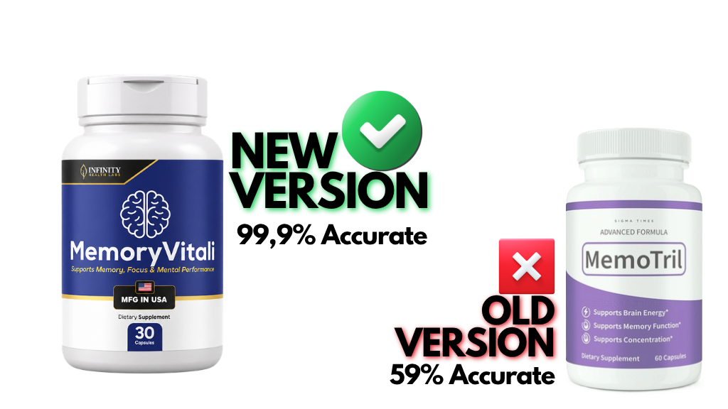 MemoTril discontinued — New MemoryVitali upgraded formula